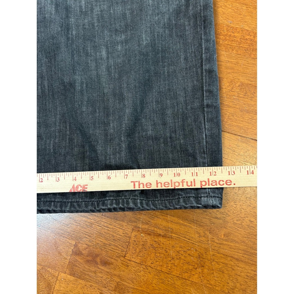 Sean John Denim Shorts Mens 38 Black Relaxed Fit Baggy Streetwear Y2K Hip Hop - Picture 7 of 12